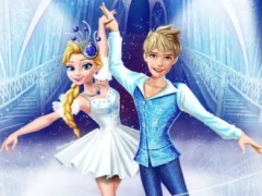 Spēle Elsa and Jack Ice Ballet Show online