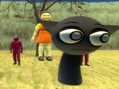 Spēle Squid Game Sprunki Hide online