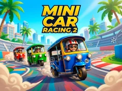 Spēle Mini Car Racing 2 online