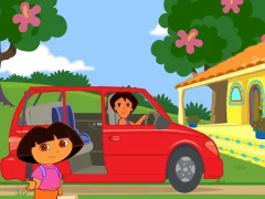 Spēle Dora The explorer Dora's Ride-Along City Adventure online