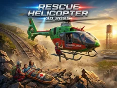 Spēle Rescue Helicopter 3d 2025 online