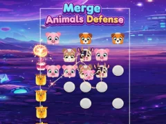 Spēle Merge Animals Defence online