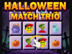 Spēle Halloween Match Trio online