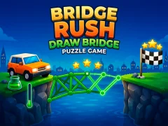 Spēle Bridge Rush - Draw Bridge Puzzle Game online