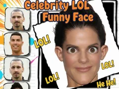 Spēle Celebrity LOL Funny Face online