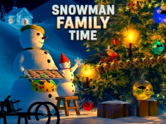 Spēle Snowman Family Time online