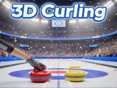 Spēle 3D Curling online