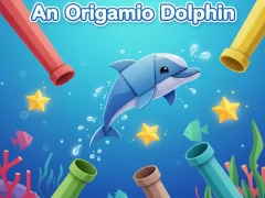 Spēle An origami dolphin online