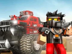 Spēle Blocky Cars: Car Battle online
