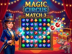 Spēle Magic Circus Match 3 online