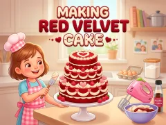 Spēle Making Red Velvet Cake online