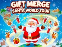 Spēle Gift Merge Santa World Tour online
