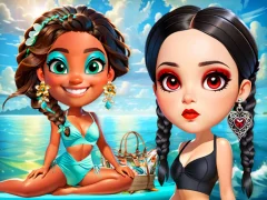 Spēle Wave Chic Ocean Fashion Frenzy online