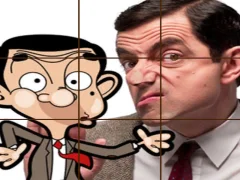Spēle Mr Bean Tile Puzzle online