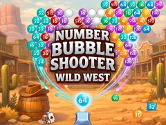 Spēle Number Bubble Shooter Wild West online