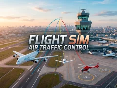 Spēle Flight Sim Air Traffic control online