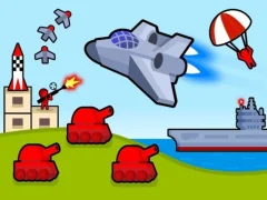 Spēle Bomber Plane: 2D Air Strike online