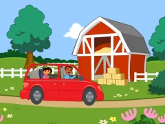 Spēle Dora The explorer Dora's Ride-Along Animal Photo Adventure online