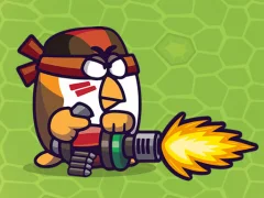 Spēle Chicken Wars Merge Guns online