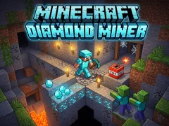 Spēle Minecraft Diamond Miner online