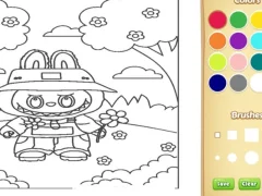 Spēle Labubu Coloring Book For Kids online