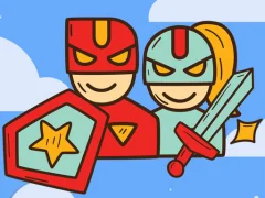 Spēle Super Warrior Match 3 online