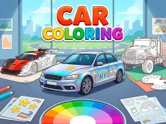 Spēle Car Coloring online