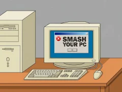 Spēle Smash Your PC online