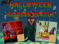 Spēle Halloween Sliding Puzzle online