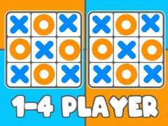 Spēle Tic Tac Toe 1-4 Player online