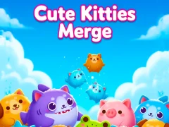 Spēle Cute Kitties Merge online