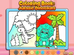 Spēle Coloring Book: Jurassic Dinosaurs online