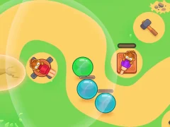 Spēle Monkey Bubble Defense online