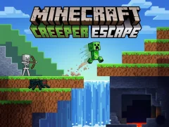 Spēle Minecraft Creeper Escape online