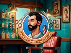 Spēle Barber Shop Hair Salon Sim online