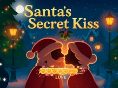 Spēle Santa's Secret Kiss online