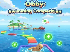 Spēle Obby: Swimming competition online