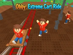 Spēle Obby: Extreme Cart Ride online