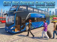 Spēle City Bus Driving Game 2025 online