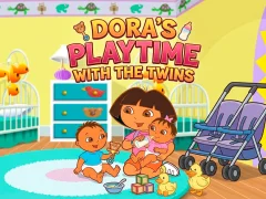 Spēle Dora the Explorer Dora's Playtime with the Twins online