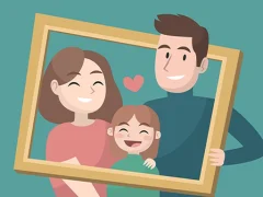 Spēle Happy Family Puzzle online