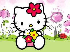 Spēle Hello Kitty Jigsaw online
