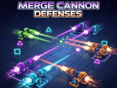 Spēle Merge Cannon Defenses online