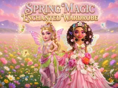 Spēle Spring Magic Enchanted Wardrobe online