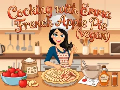 Spēle Cooking with Emma French Apple Pie vegan online