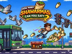 Spēle How Many Shawarmas Can You Eat? online