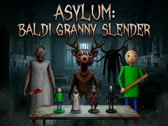 Spēle Asylum: Baldi Granny Slender online