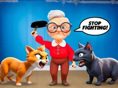 Spēle Cat and Granny online