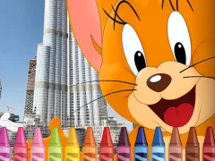Spēle Tom and Jerry Coloring online