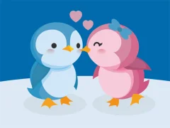 Spēle Cute Penguin Puzzle online